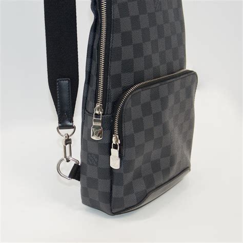 louis vuitton michael damier graphite black cheap|louis vuitton damier sling bag.